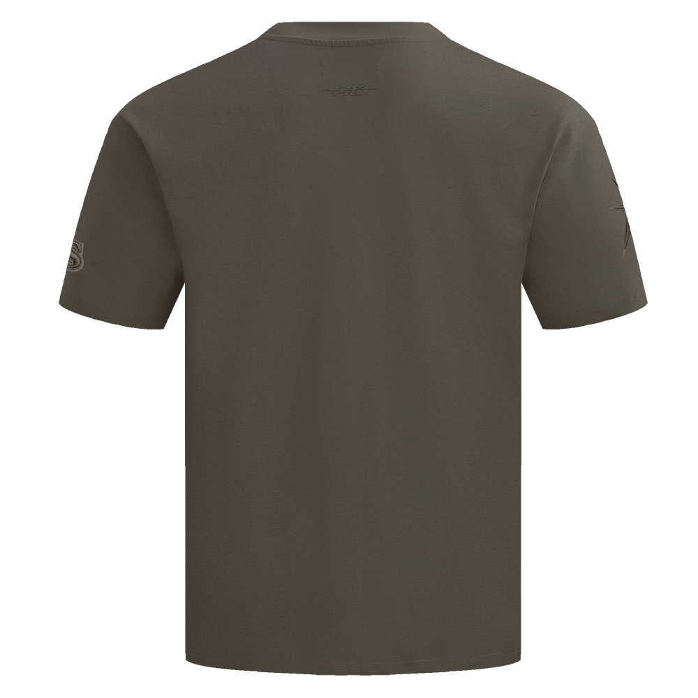 MLB TAMPA BAY RAYS NEUTRAL MEN'S DROP SHOULDER TOP (DARK TAUPE)