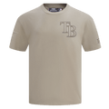 MLB TAMPA BAY RAYS NEUTRAL MEN'S DROP SHOULDER TOP (TAUPE)