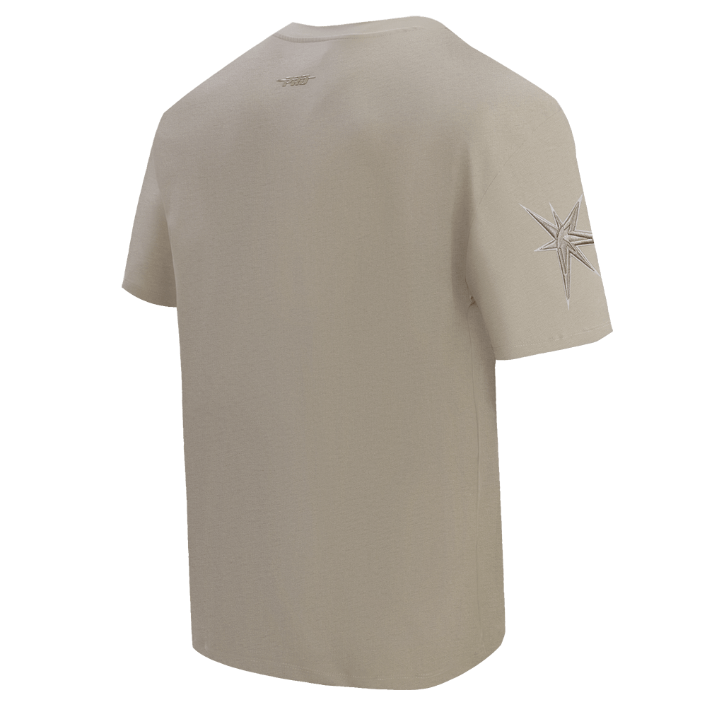 MLB TAMPA BAY RAYS NEUTRAL MEN'S DROP SHOULDER TOP (TAUPE)