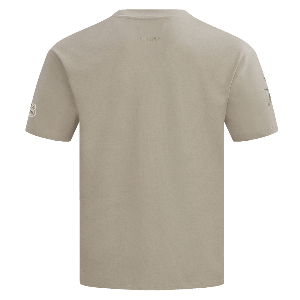 MLB TAMPA BAY RAYS NEUTRAL MEN'S DROP SHOULDER TOP (TAUPE)