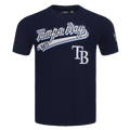 MLB TAMPA BAY RAYS SCRIPT TAIL MEN'S TOPS (MIDNIGHT NAVY)
