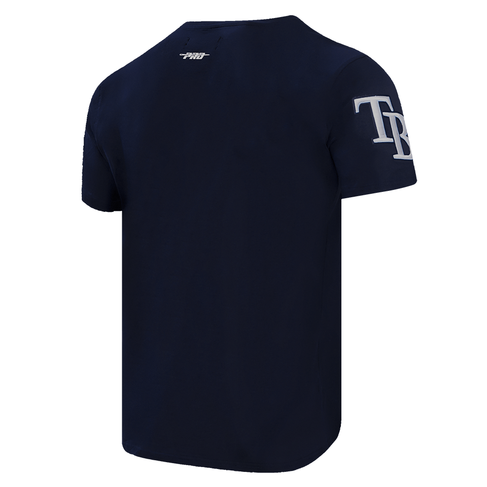 MLB TAMPA BAY RAYS SCRIPT TAIL MEN'S TOPS (MIDNIGHT NAVY)
