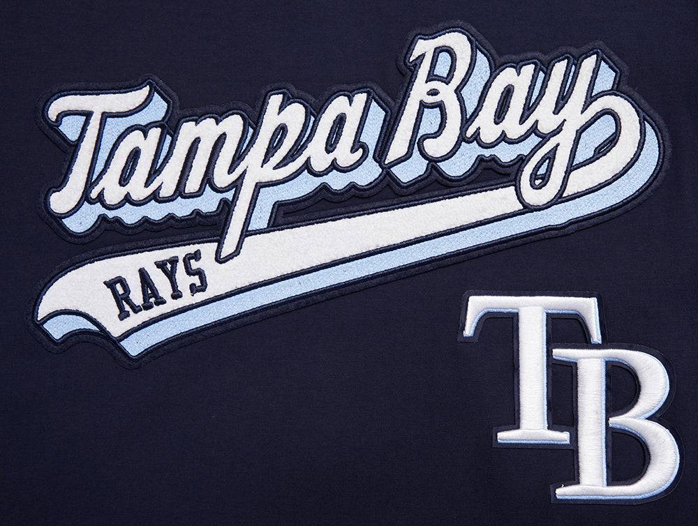 MLB TAMPA BAY RAYS SCRIPT TAIL MEN'S TOPS (MIDNIGHT NAVY)