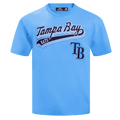 MLB TAMPA BAY RAYS SCRIPT TAIL MEN'S TOPS (UNIVERSITY BLUE)