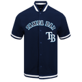 MLB TAMPA BAY RAYS CLASSIC MEN'S WARM UP JACKET (MIDNIGHT NAVY)