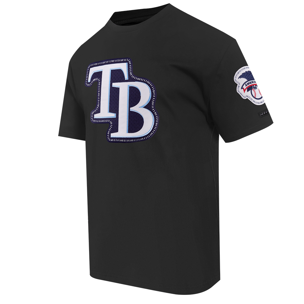 MLB TAMPA BAY RAYS DIY PICK STITCH MEN'S SJ TEE (BLACK)