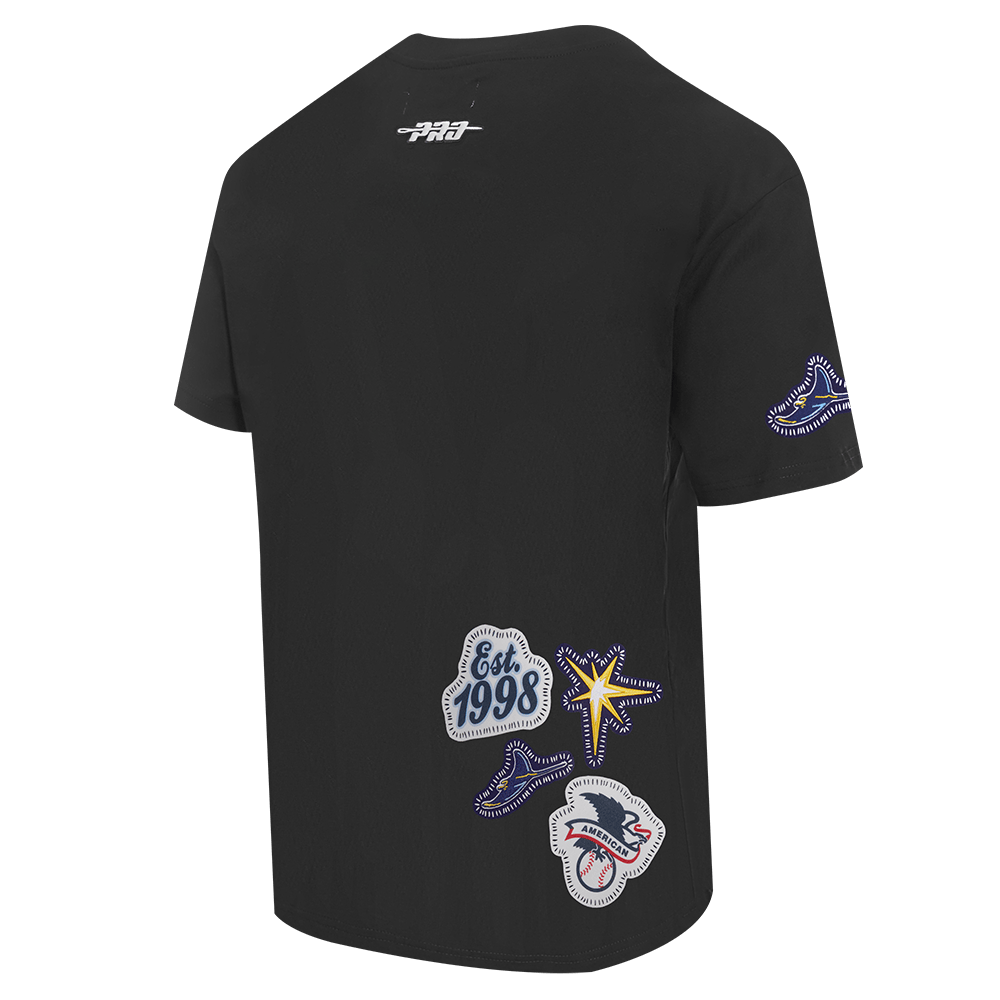 MLB TAMPA BAY RAYS DIY PICK STITCH MEN'S SJ TEE (BLACK)