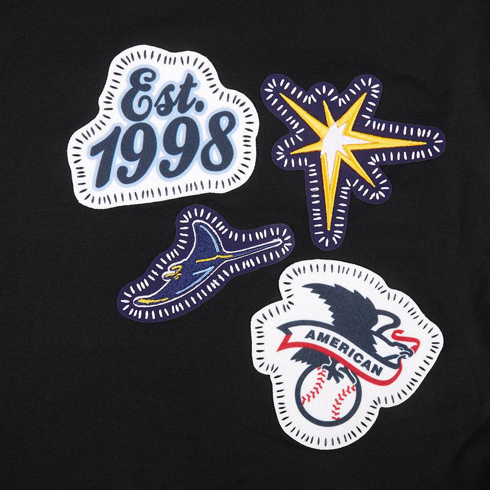 MLB TAMPA BAY RAYS DIY PICK STITCH MEN'S SJ TEE (BLACK)
