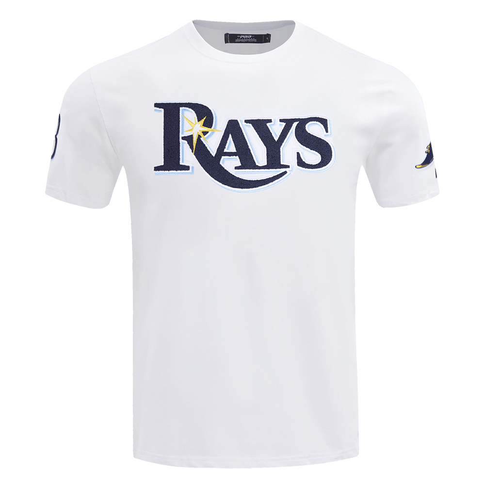 MLB TAMPA BAY RAYS CLASSIC CHENILLE MEN'S TOP (WHITE)