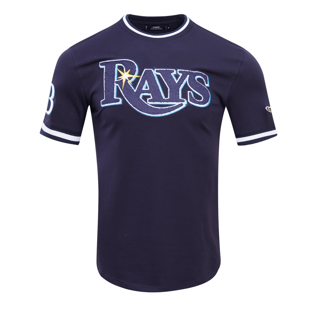 MLB TAMPA BAY RAYS CLASSIC CHENILLE MEN'S S/S TEE (MIDNIGHT NAVY)