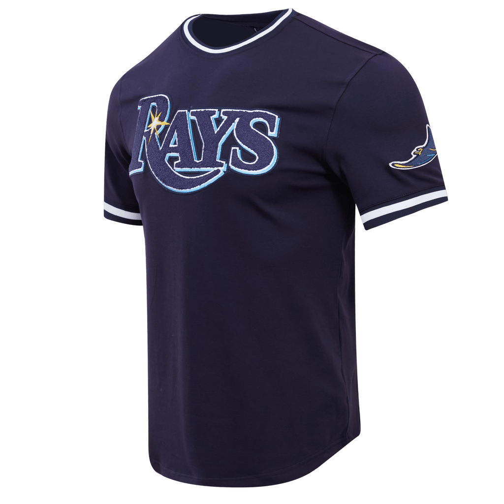 MLB TAMPA BAY RAYS CLASSIC CHENILLE MEN'S S/S TEE (MIDNIGHT NAVY)