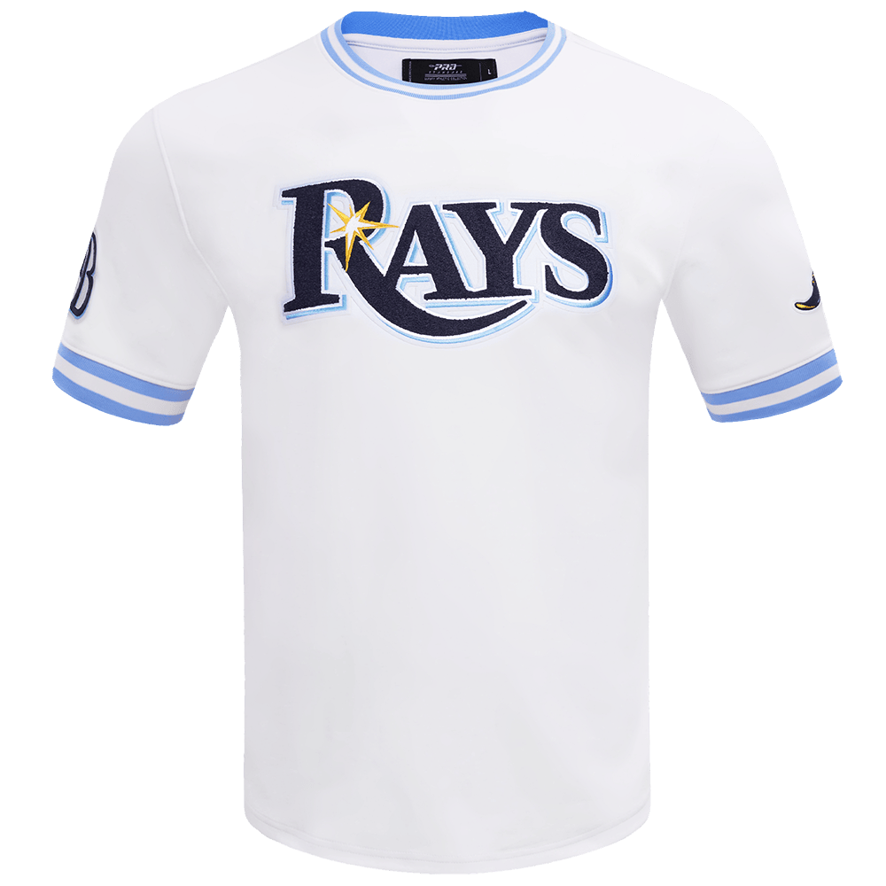 MLB TAMPA BAY RAYS CLASSIC CHENILLE MEN'S TOP (WHITE)