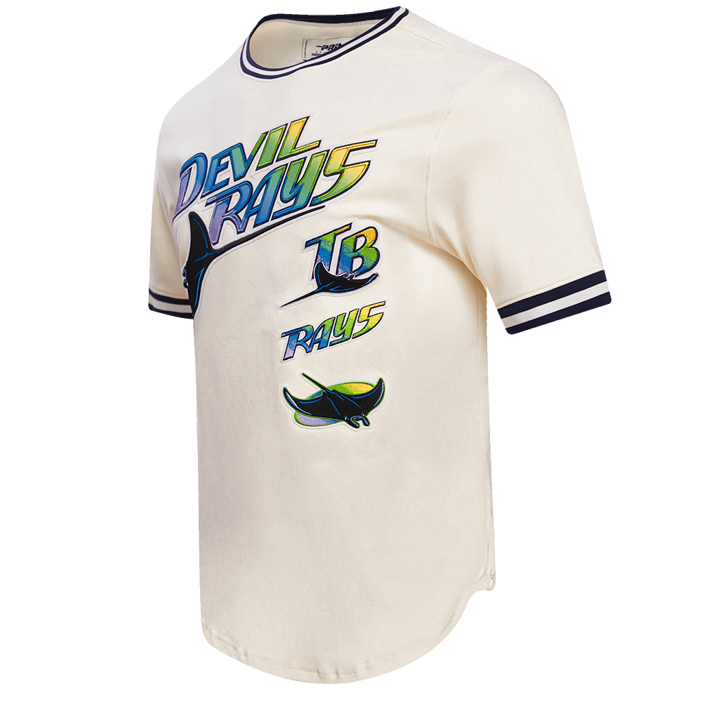 MLB TAMPA DEVIL RAYS RETRO CLASSIC MEN'S TOP (EGGSHELL/ MIDNIGHT NAVY)