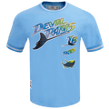 CAMISETA RETRO CLÁSICA DE HOMBRE MLB TAMPA DEVIL RAYS (AZUL UNIVERSITARIO)