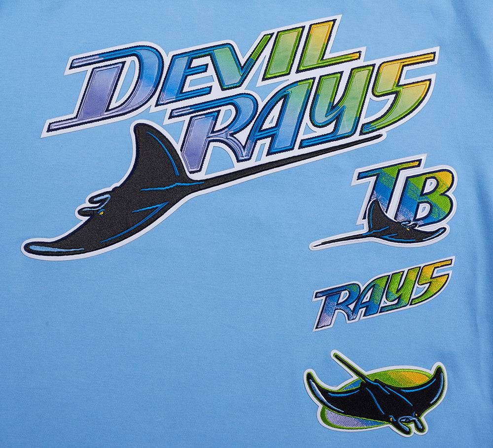 CAMISETA RETRO CLÁSICA DE HOMBRE MLB TAMPA DEVIL RAYS (AZUL UNIVERSITARIO)