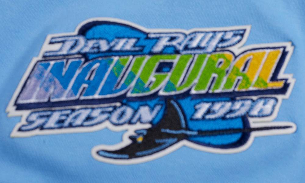 CAMISETA RETRO CLÁSICA DE HOMBRE MLB TAMPA DEVIL RAYS (AZUL UNIVERSITARIO)