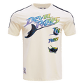 MLB TAMPA DEVIL RAYS RETRO CLASSIC MEN'S STRIPED TOP (EGGSHELL/ MIDNIGHT NAVY)