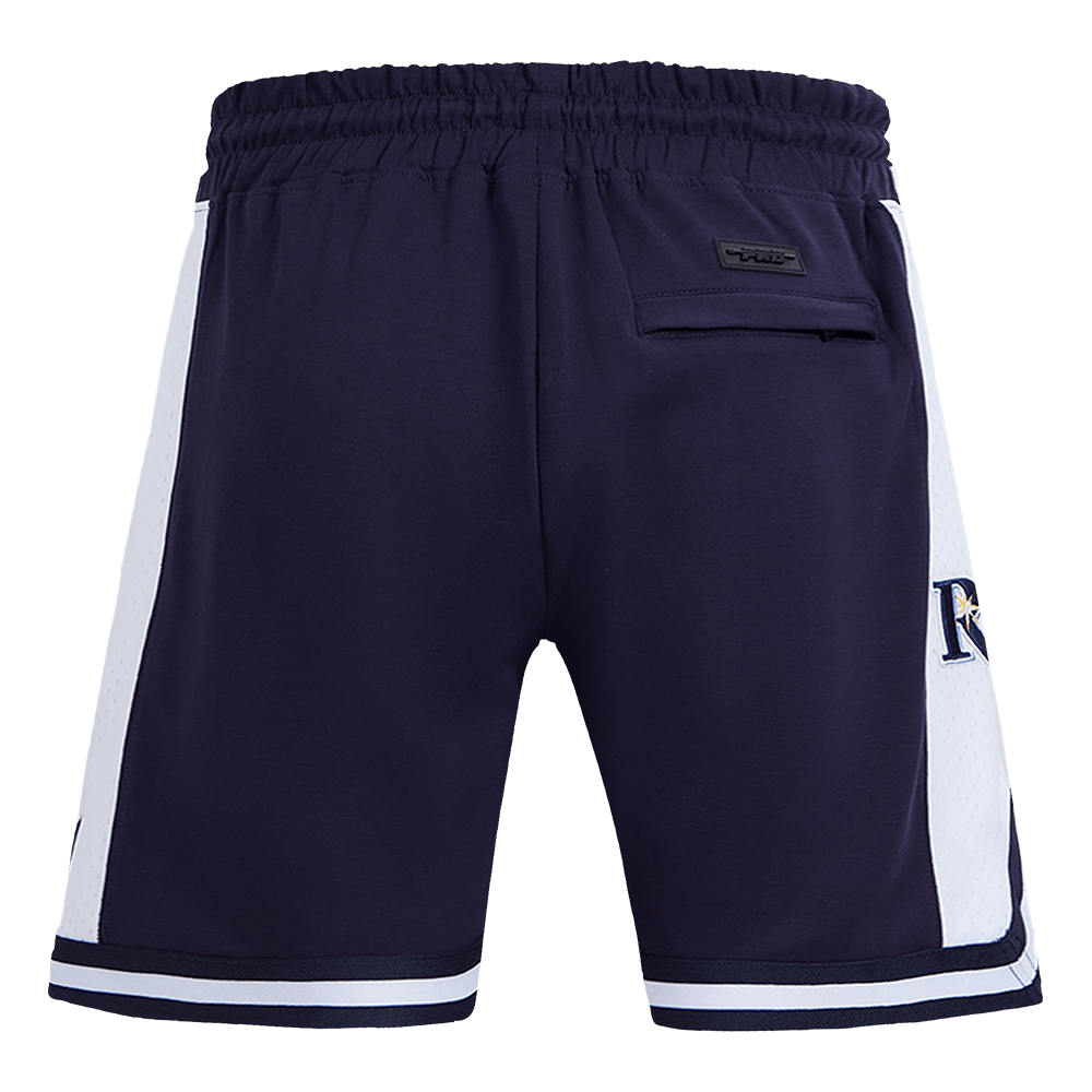 MLB TAMPA BAY RAYS SCRIPT TAIL MEN'S DOUBLE KNIT 2.0 SHORT (MIDNIGHT NAVY)