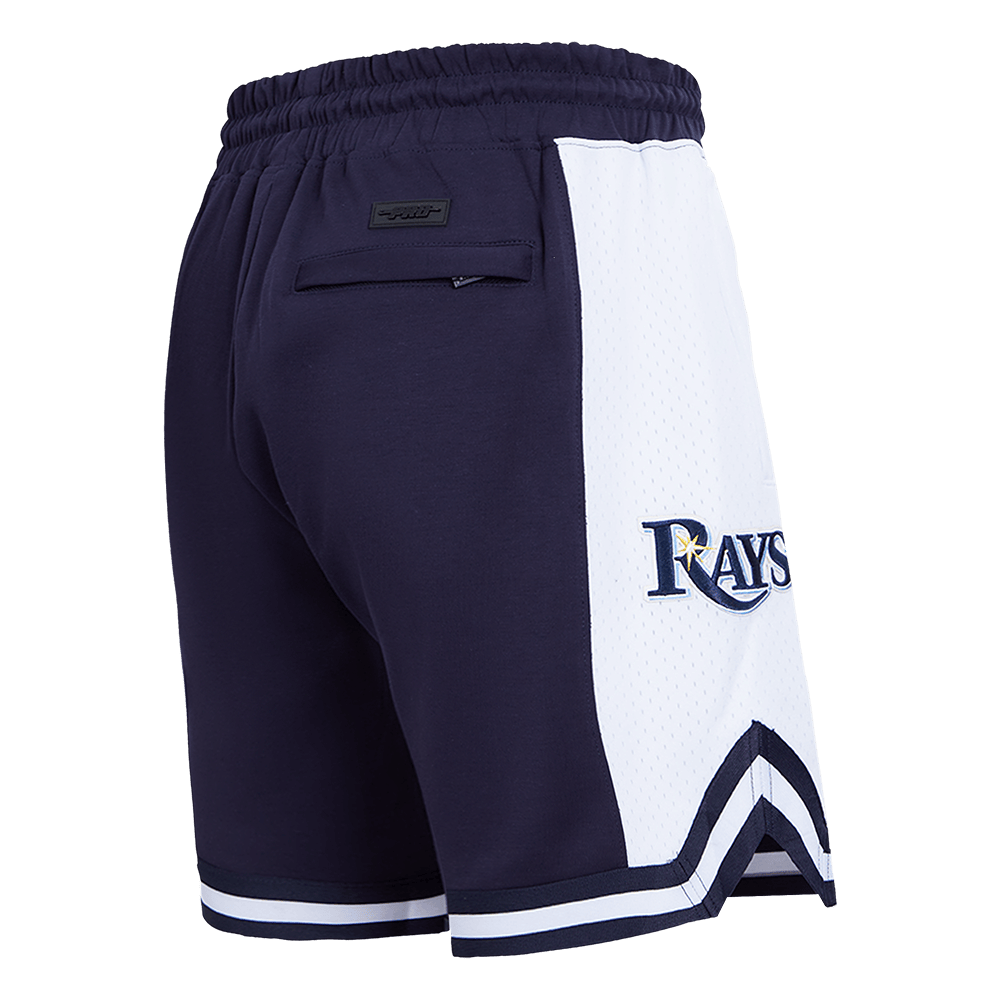 MLB TAMPA BAY RAYS SCRIPT TAIL MEN'S DOUBLE KNIT 2.0 SHORT (MIDNIGHT NAVY)