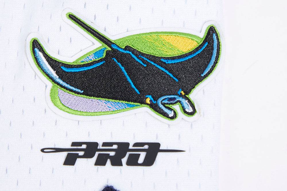 MLB TAMPA BAY RAYS SCRIPT TAIL MEN'S DOUBLE KNIT 2.0 SHORT (MIDNIGHT NAVY)