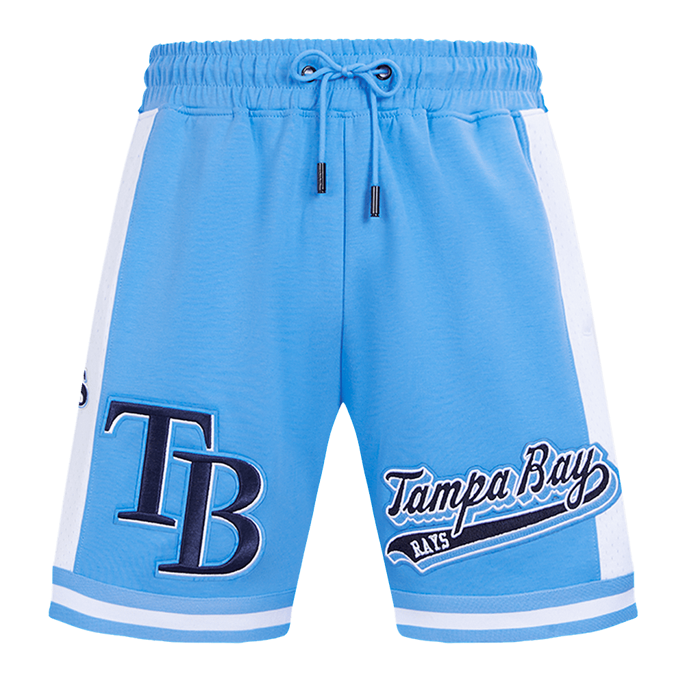 MLB TAMPA BAY RAYS SCRIPT TAIL MEN'S DOUBLE KNIT 2.0 SHORT (UNIVERSITY BLUE)