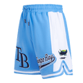 MLB TAMPA BAY RAYS SCRIPT TAIL MEN'S DOUBLE KNIT 2.0 SHORT (UNIVERSITY BLUE)