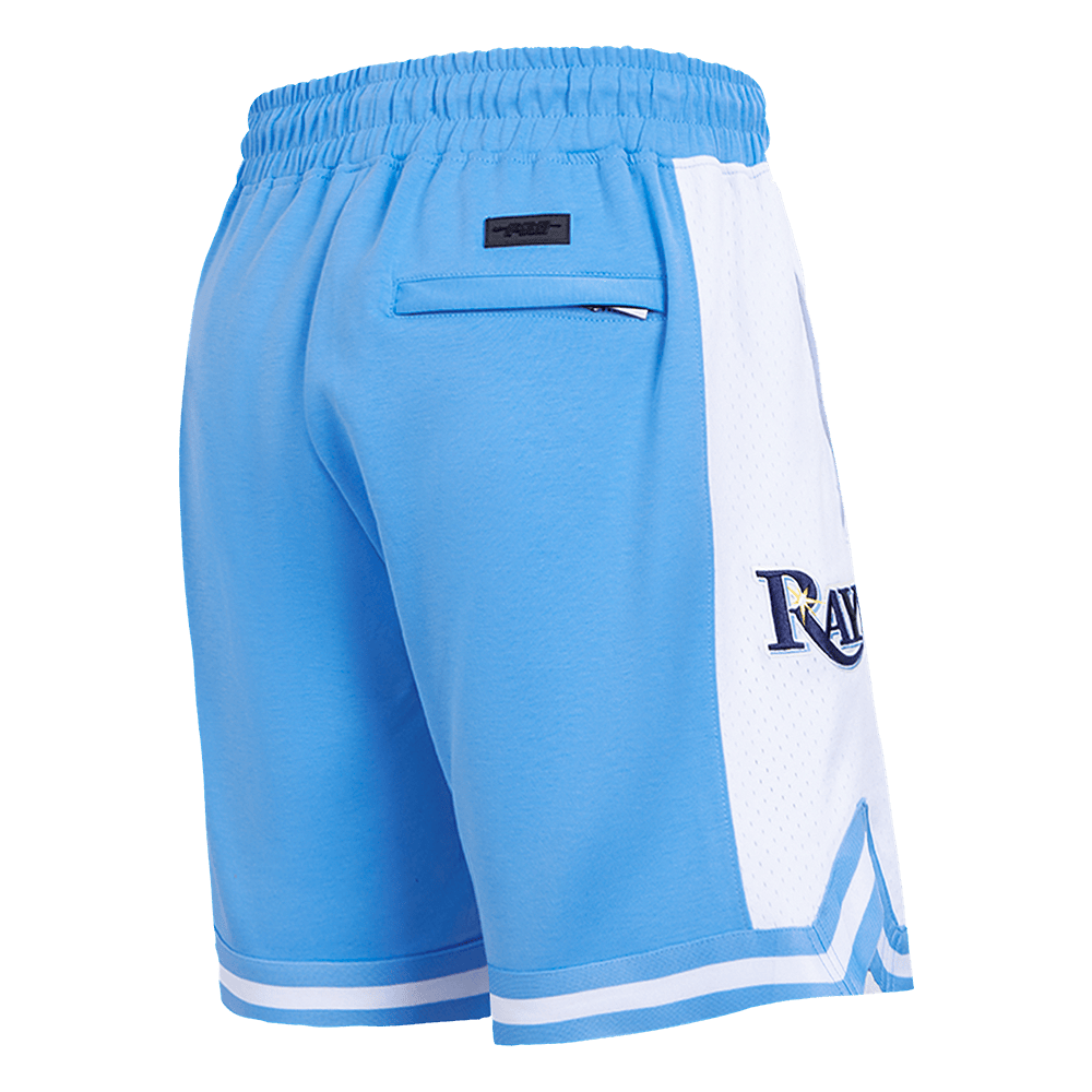 MLB TAMPA BAY RAYS SCRIPT TAIL MEN'S DOUBLE KNIT 2.0 SHORT (UNIVERSITY BLUE)