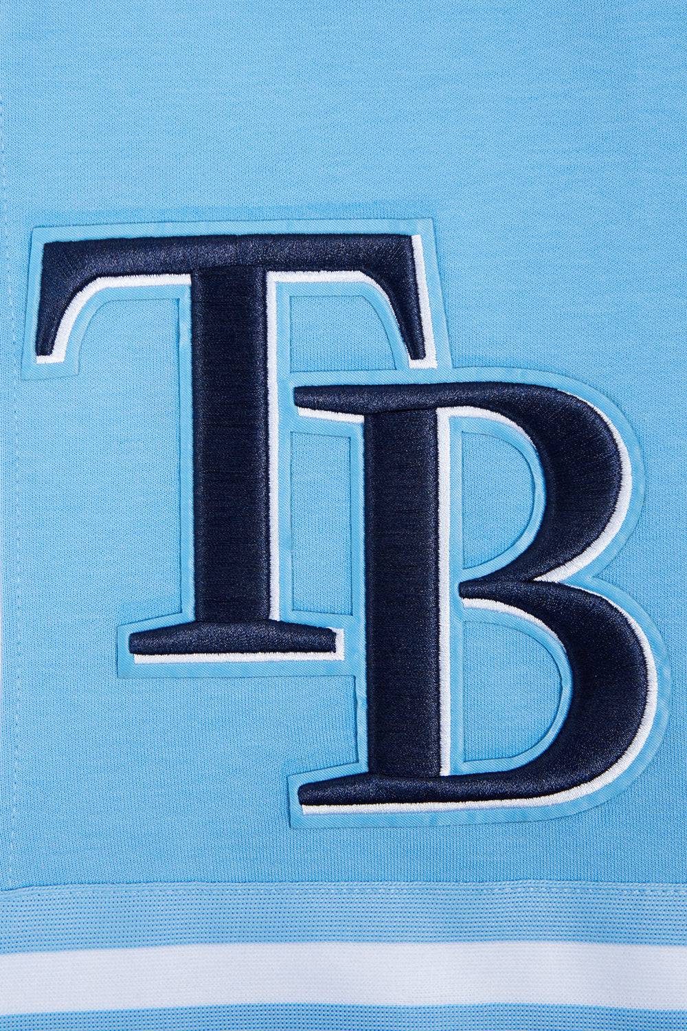 MLB TAMPA BAY RAYS SCRIPT TAIL MEN'S DOUBLE KNIT 2.0 SHORT (UNIVERSITY BLUE)