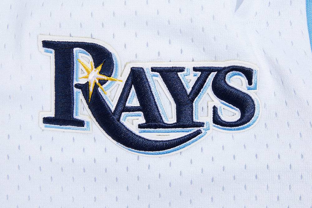 MLB TAMPA BAY RAYS SCRIPT TAIL MEN'S DOUBLE KNIT 2.0 SHORT (UNIVERSITY BLUE)