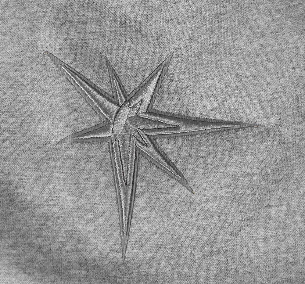 PANTALÓN CORTO NEUTRO PARA HOMBRE MLB TAMPA BAY RAYS (GRIS OSCURO MELANGE)