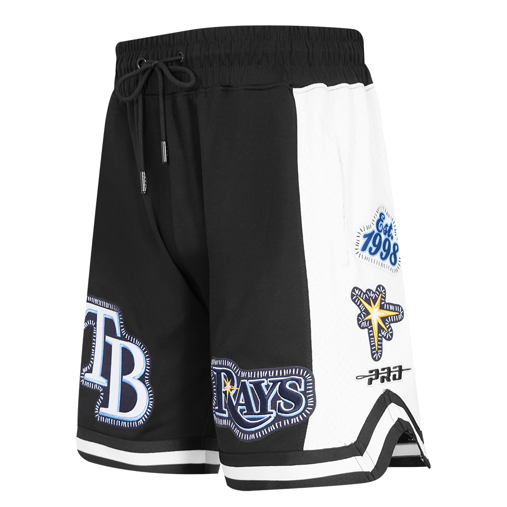 MLB TAMPA BAY RAYS DIY PICK STITCH MEN'S DK 2.0 SHORT (BLACK)