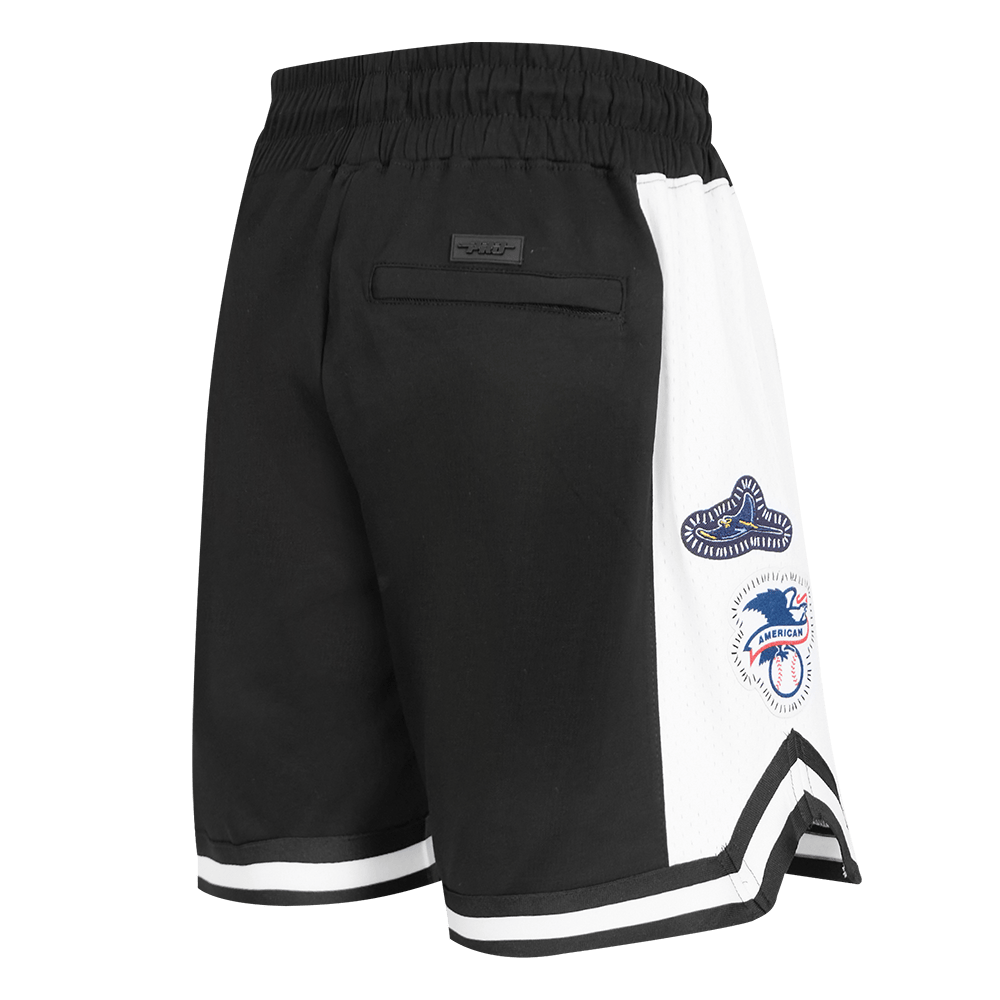 MLB TAMPA BAY RAYS DIY PICK STITCH MEN'S DK 2.0 SHORT (BLACK)
