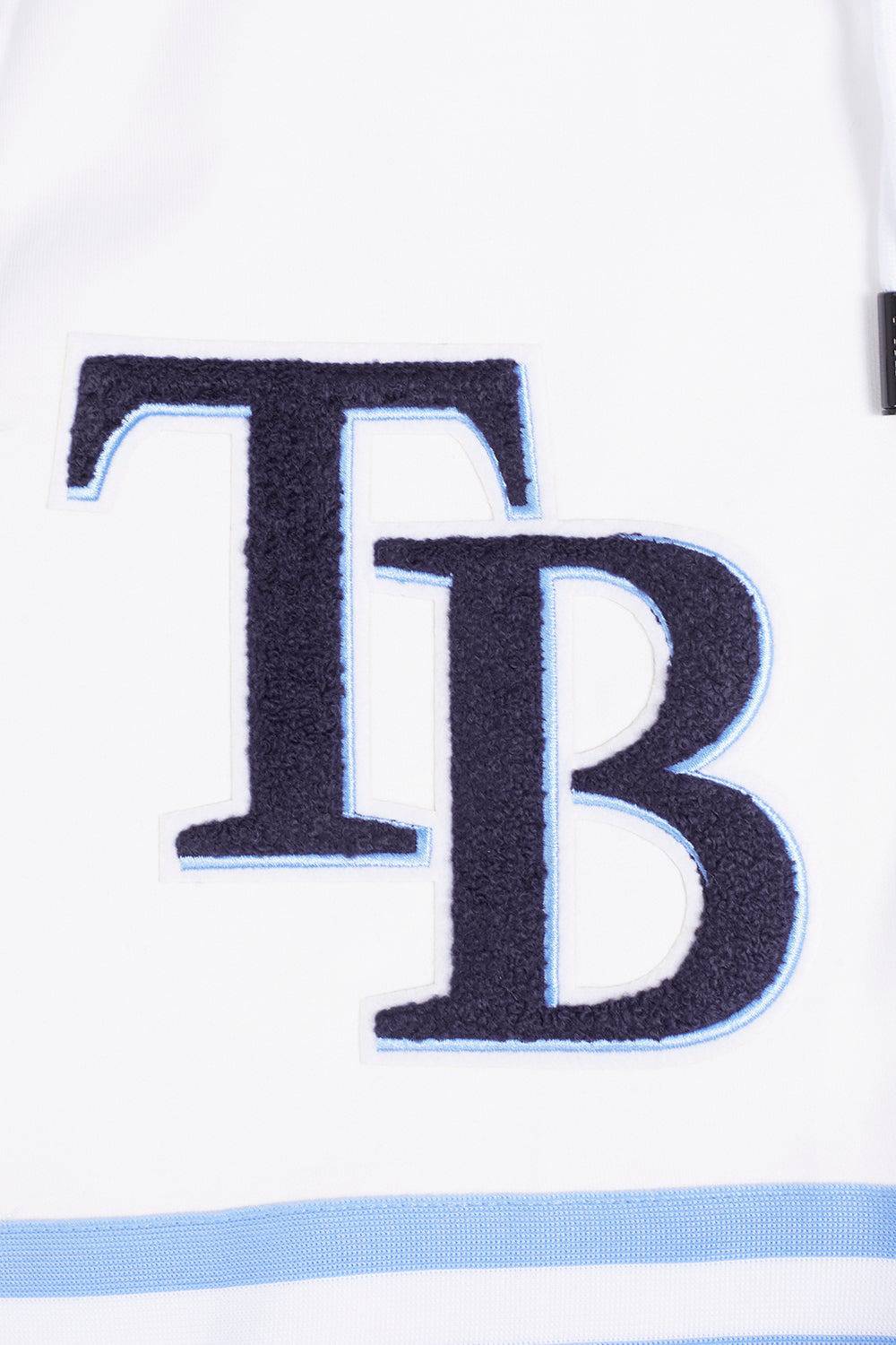 MLB TAMPA BAY RAYS CLASSIC CHENILLE MEN'S SHORT (WHITE)