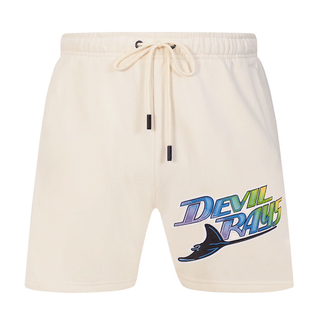PANTALÓN CORTO CLÁSICO RETRO PARA HOMBRE MLB TAMPA DEVIL RAYS (BLANCO HUESO)
