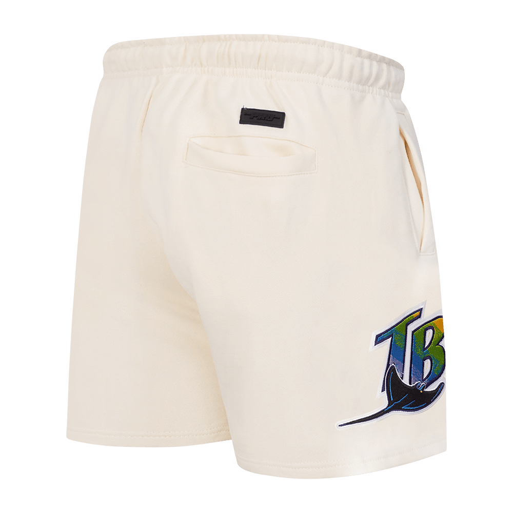 PANTALÓN CORTO CLÁSICO RETRO PARA HOMBRE MLB TAMPA DEVIL RAYS (BLANCO HUESO)