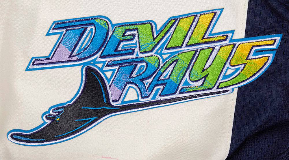 MLB TAMPA DEVIL RAYS RETRO CLASSIC MEN'S 2.0 SHORT (EGGSHELL/ MIDNIGHT NAVY)