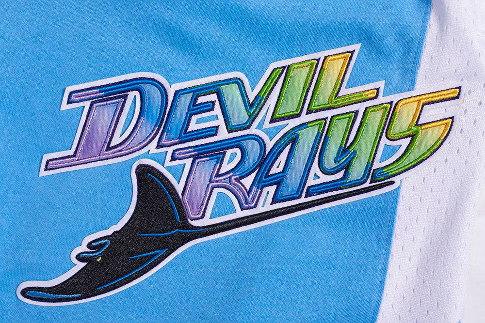 PANTALÓN CORTO MLB TAMPA DEVIL RAYS RETRO CLASSIC PARA HOMBRE 2.0 (AZUL UNIVERSITARIO)