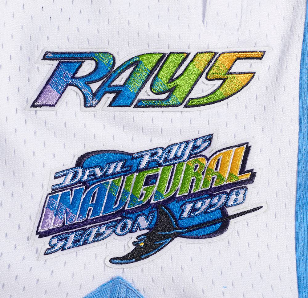 PANTALÓN CORTO MLB TAMPA DEVIL RAYS RETRO CLASSIC PARA HOMBRE 2.0 (AZUL UNIVERSITARIO)