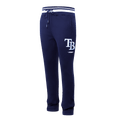MLB TAMPA BAY RAYS SCRIPT TAIL MEN'S RIB FLEECE SWEATPANT (MIDNIGHT NAVY)