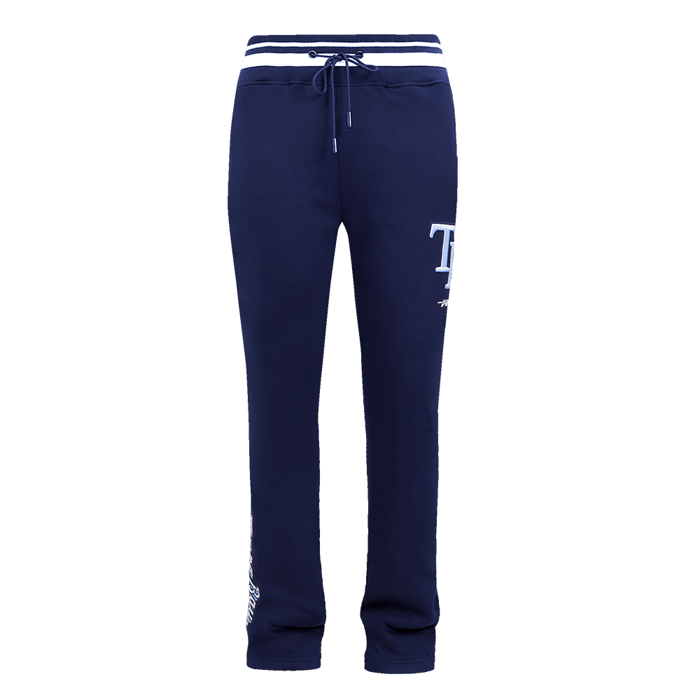 MLB TAMPA BAY RAYS SCRIPT TAIL MEN'S RIB FLEECE SWEATPANT (MIDNIGHT NAVY)
