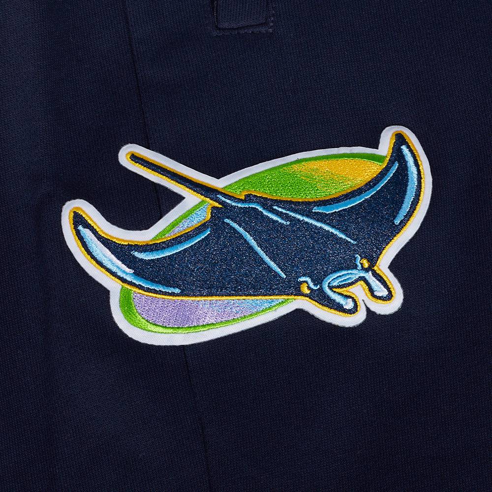 MLB TAMPA BAY RAYS SCRIPT TAIL MEN'S RIB FLEECE SWEATPANT (MIDNIGHT NAVY)