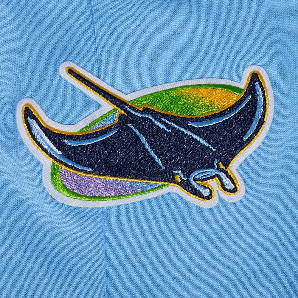 MLB TAMPA BAY RAYS SCRIPT TAIL MEN'S RIB FLEECE SWEATPANT (UNIVERSITY BLUE)