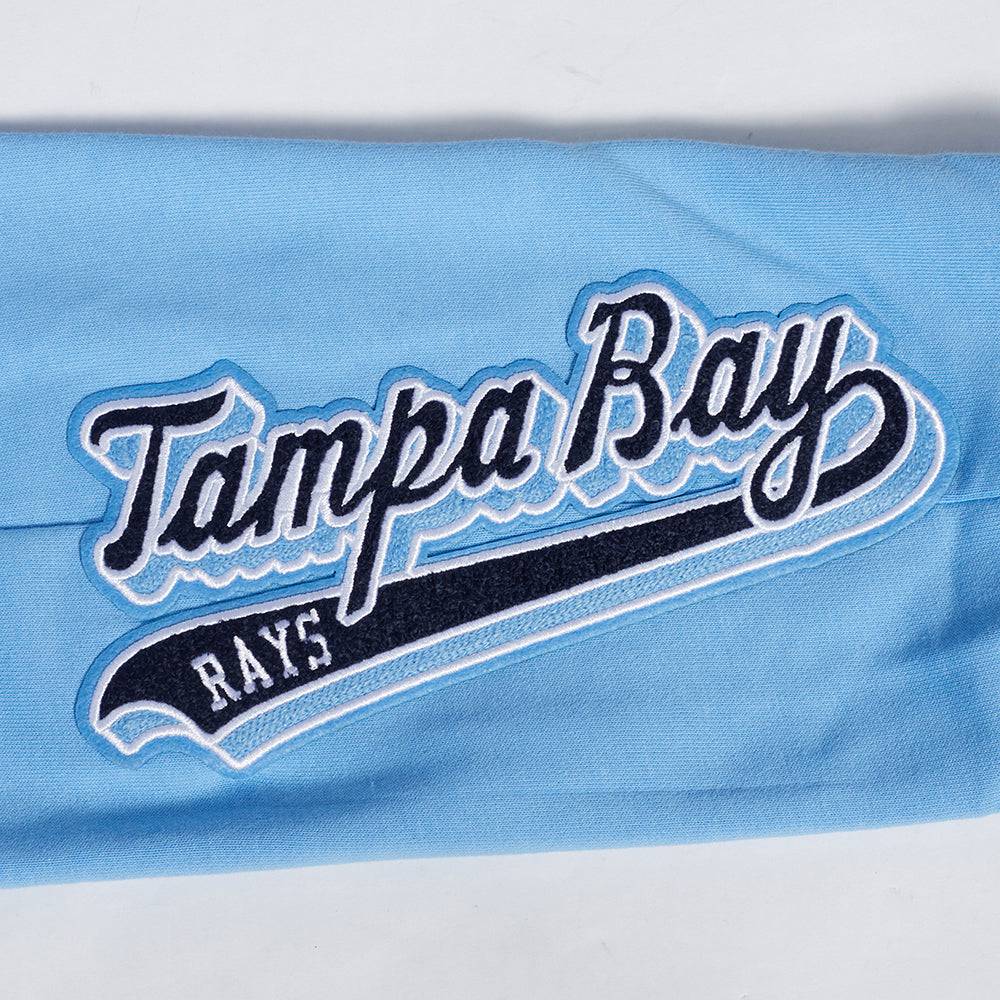 MLB TAMPA BAY RAYS SCRIPT TAIL MEN'S RIB FLEECE SWEATPANT (UNIVERSITY BLUE)