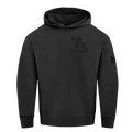 MLB TAMPA BAY RAYS NEUTRAL MEN'S DROP SHOULDER PULLOVER HOODIE (BLACK)