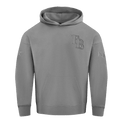 MLB TAMPA BAY RAYS SUDADERA CON CAPUCHA Y HOMBROS CAÍDOS PARA HOMBRE, COLOR NEUTRO (GRIS OSCURO MELANGE)