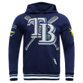 MLB TAMPA BAY RAYS MASHUP MEN'S RIB PULLOVER HOODIE (MIDNIGHT NAVY)