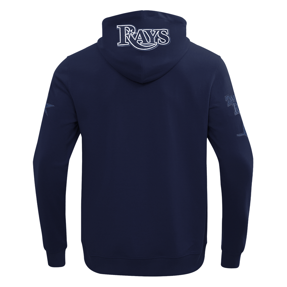 MLB TAMPA BAY RAYS TC TONAL OUTLINE M DK FZ PO HOODIE (MIDNIGHT NAVY)