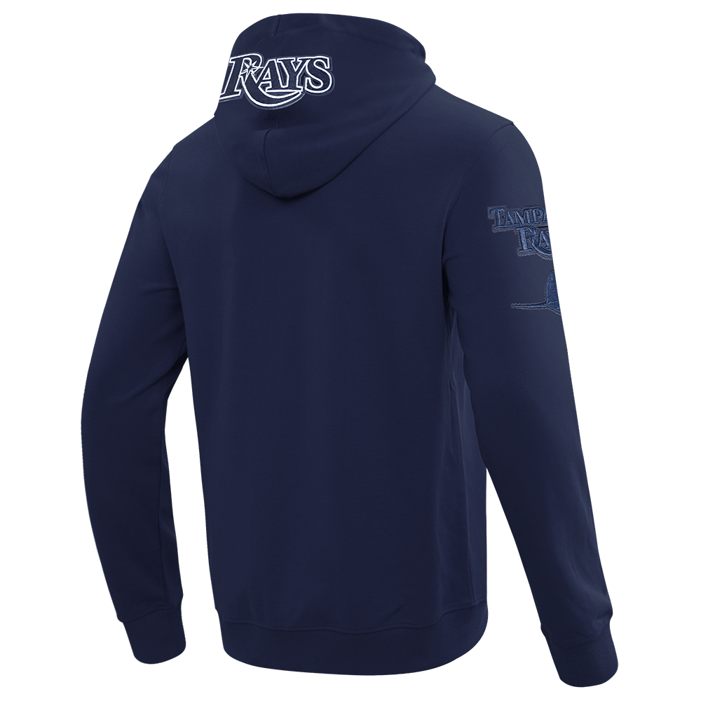 MLB TAMPA BAY RAYS TC TONAL OUTLINE M DK FZ PO HOODIE (MIDNIGHT NAVY)
