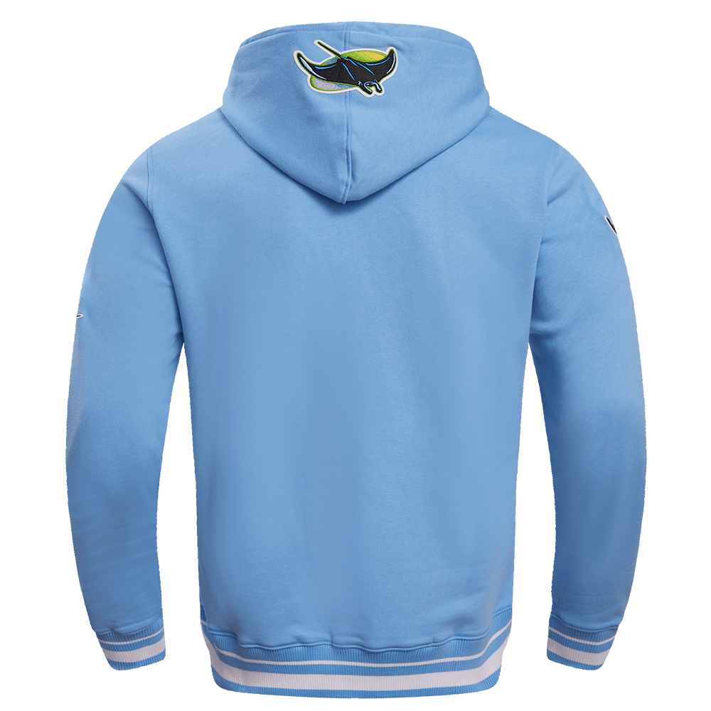 MLB TAMPA DEVIL RAYS RETRO CLASSIC MEN'S PULLOVER HOODIE (UNIVERSITY BLUE)