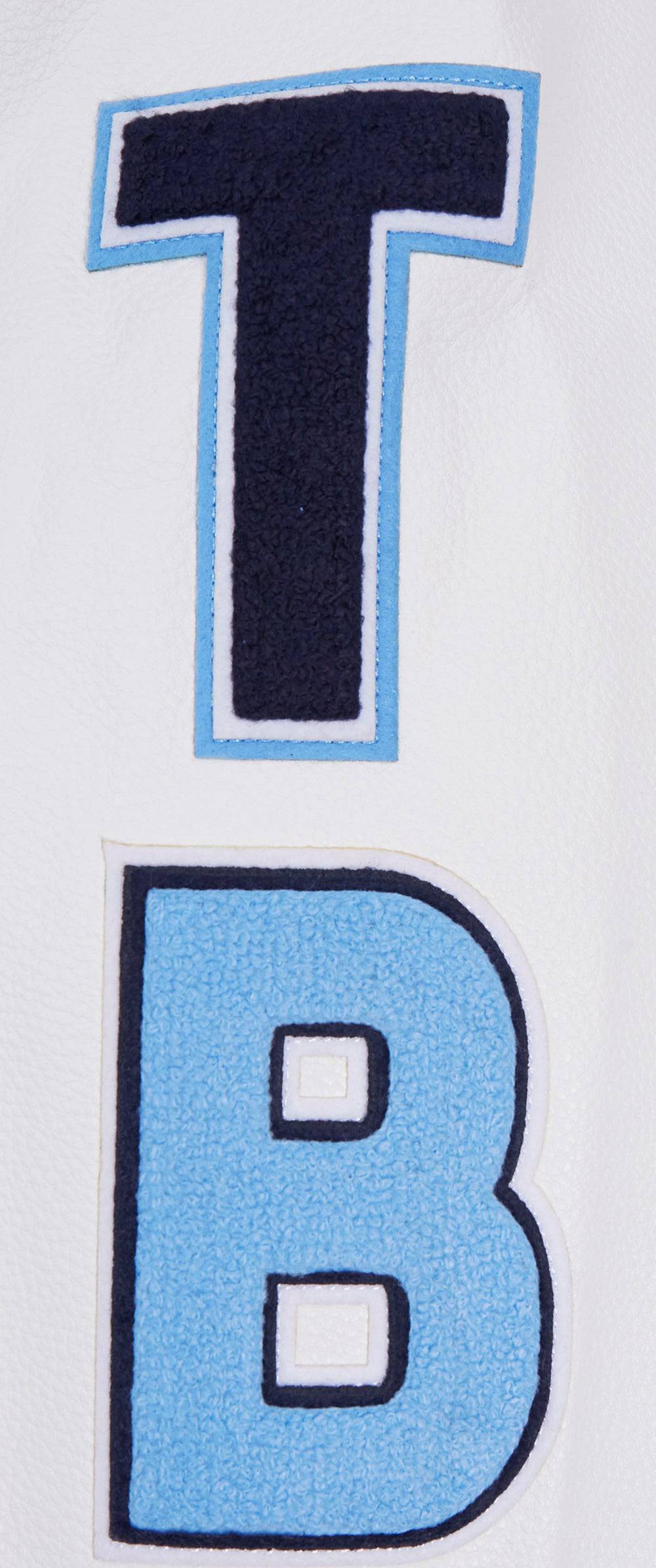 MLB TAMPA BAY RAYS SCRIPT TAIL MEN'S RIB WOOL VARSITY (UNIVERSITY BLUE/WHITE)